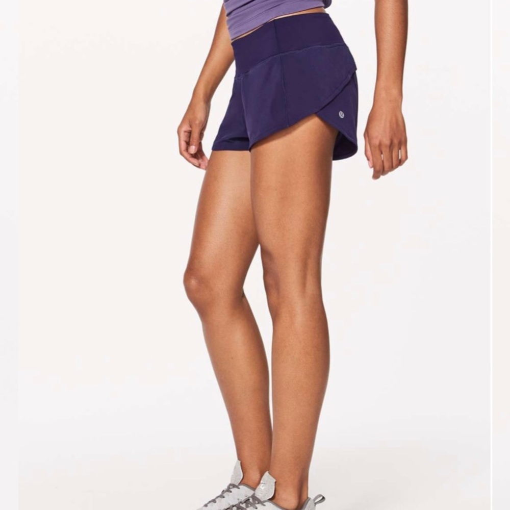 Lululemon Speed Shorts Size 8 Aeon Purple